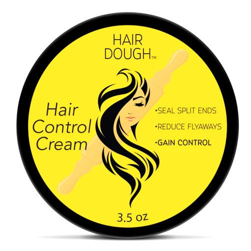 Hair Dough Hair Control Cream for Detangling and Binding Frayed and Separated Ends, Reduce Breakage and Add Subtle Shine, 3.5oz