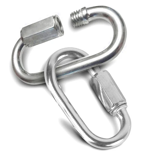 Yardware etcetera Quick Links 1/8 inch (3.5mm) Zinc Plated 24 Pack - 220 lb Working Load Limit - Chain Links
