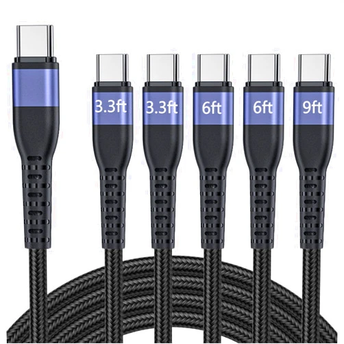 Aofong USB c to USB c Cable (5, Purple)