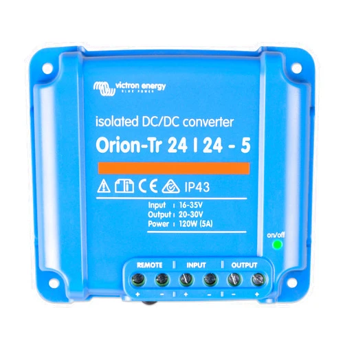 Victron Energy Orion-Tr IP43 24/24-Volt 5 amp 120-Watt Isolated DC-DC Converter