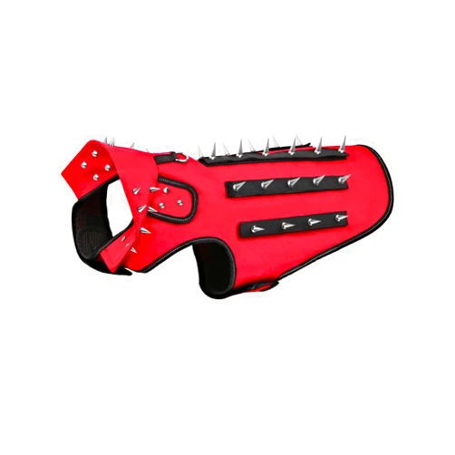 Petbetf Dog Vest Harnesses,Coyote Vest,Hawk Deterrent with Spikes Reflective to Safety Shield Your Pet from Raptor Attacks