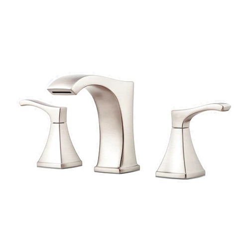 Pfister Venturi Bathroom Sink Faucet, 8-Inch Widespread, 2-Handle, 3-Hole, Spot Defense Brushed Nickel Finish, LF049VNGS