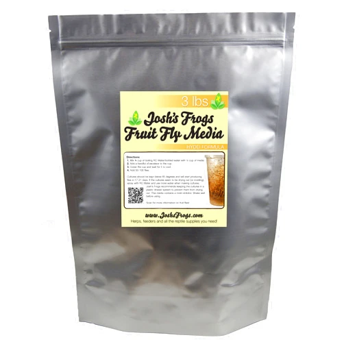 Josh's Frogs The Best HYDEI Fruit Fly Food Media (3 lbs/2.7 Quarts - Makes 20 Fruit Fly Cultures)