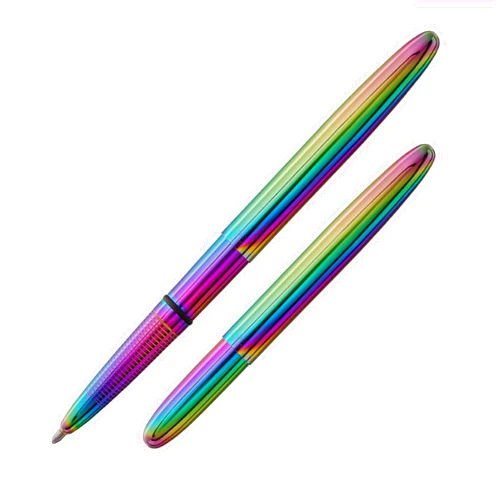 Fisher Space Pen Supernova Rainbow Titanium Nitride Bullet Pen, Ballpoint, Black Ink, Gift Box