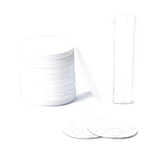 LeadSeals 50 Pieces Blank NFC Tags NTAG215 NFC 215 Cards Rewritable NFC Coins Game Character Cards 25mm(0.98 Inch) 504 Bytes Memory Compatible with All NFC Enabled Smart Phones and Device