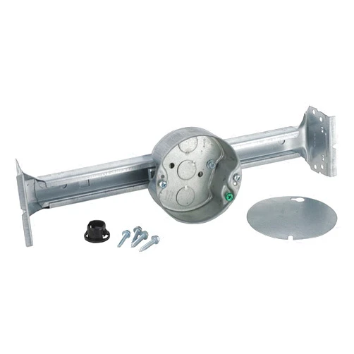 CAI - RACO RACO Steel Box Support Bracket, for Use with Ceiling Fans and Light Fixture, Conduit: 1/2