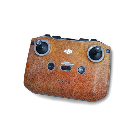 MIGHTY SKINS MightySkins Skin Compatible with DJI RC-N1 Controller - Brown Pleather | Protective, Durable, and Unique Vinyl Decal wrap Cover | Easy to Apply | Made in The USA