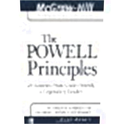 By Harari (Author) The Powell Principles: 24 Lessons from Colin Powell, A Legendary Leader by Harari, Oren [McGraw-Hill, 2002] (Paperback) [Paperback]