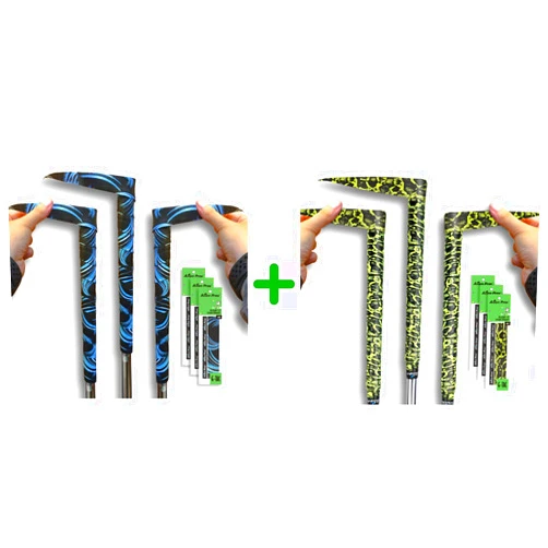 ALIEN PROS 6 Pack Blue Waves & Lizard Mix Golf Grip Wrapping Tapes - ReGrip in 1 Minute