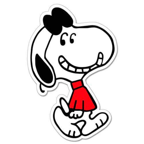 Sticky Pig Snoopy Vynil Car Sticker Decal - Select Size