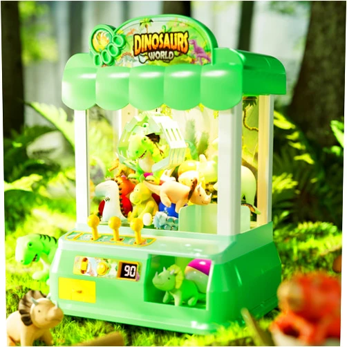 ANBURI Dinosaur Claw Machine, Large Claw Machine for Kids, Dinosaur Toys Games for Kids 3-5 5-7, 3 4 5 6 7 8 Year Old boy Birthday Gift Ideas, Vending Machine Toys for Tiny Stuff.