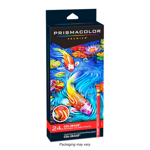 Prismacolor Col-Erase Erasable Colored Pencils, Adult Coloring, 24 Pack