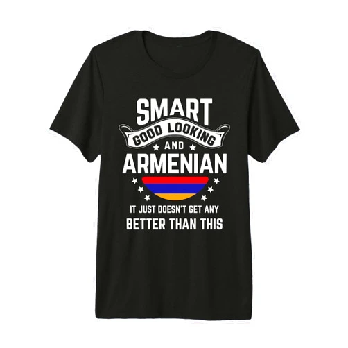 Armenian Heritage Roots Inc Armenian Flag Native Pride Funny Armenia Armenian Roots Premium Tri-Blend T-Shirt