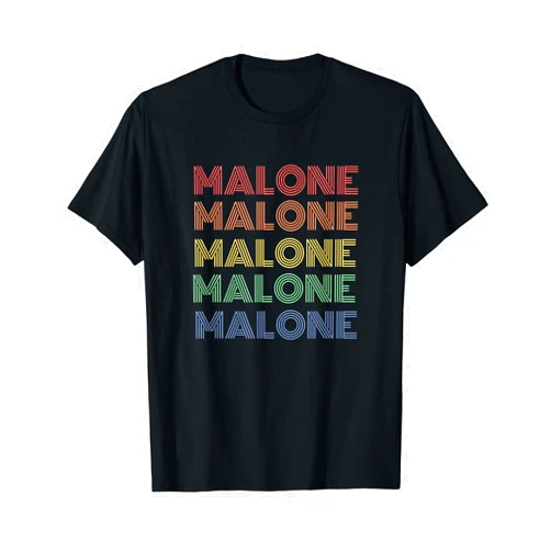 Cool Surname tees Retro Vintage Malone Gift Cool T-Shirt