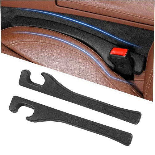 SUNMORN 2PCS Car Seat Gap Filler, Fits Well in Most Vehicles, Seat Gap Filler, Prevents Items from Falling, Car Gap Filler, Flexible Durable Beautiful Practical