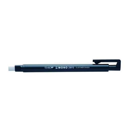 Tombow Holder Eraser, Mono Zero Square Shapre Black (EH-KUS11)