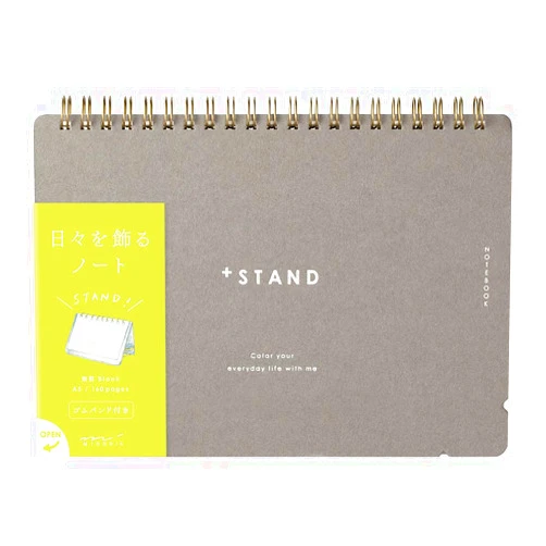 DESIGNPHIL Midori 13807006 Notebook, A5 Plus Stand, Unruled