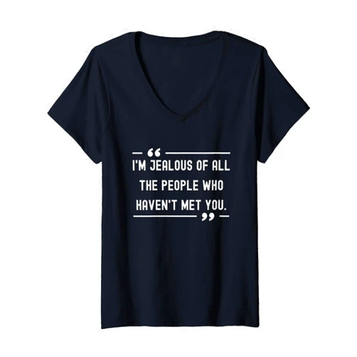 Funny Sarcastic Irony Quotes and Weird Fun Sayings V-Neck T-Shirt