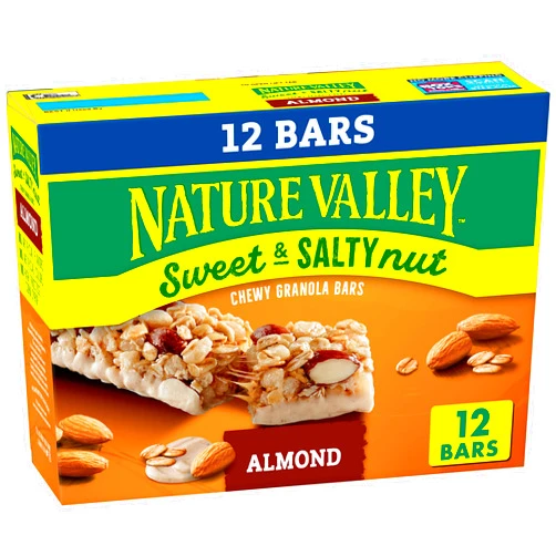 Nature Valley Granola Bars, Sweet and Salty Nut, Almond, 12 Bars, 14.4 OZ