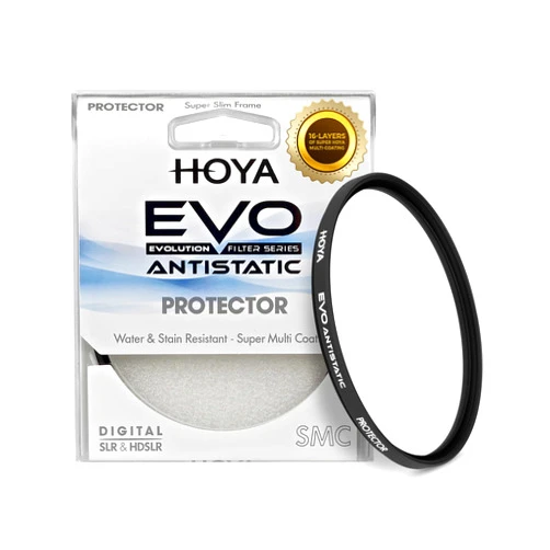 Hoya EVO Antistatic 49mm Filter — Premium Optical Glass w/ 16-Layer SMC Lens Protector for 99.8% Light Transmission, 3mm Thick, Dust & Scratch-Resistant, Water Repellent for Clear Image Quality