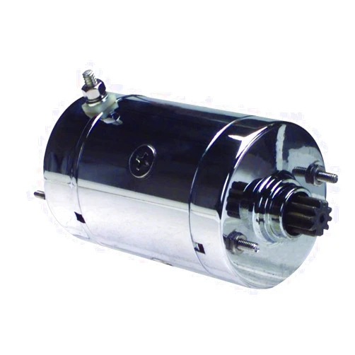 Parts Player New Chrome Starter Compatible With Harley Davidson 3157073, 31570-73B, 31570-73C, 31570-73T, SHI0011C, S10841, SHI0011C, 41022029
