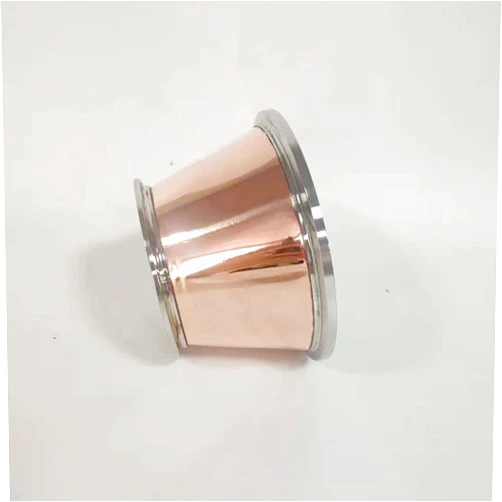 AYTOSH Copper Cone Head Tri-clamp Reducer 4