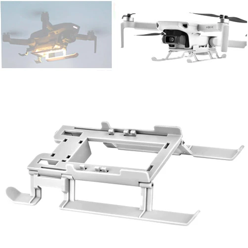 Generic Mini 4K Landing Gear Compatible for DJI Mini 4k Mini2 Mini 2se Drone, Foldable Height Enhancement Landing Gear kit
