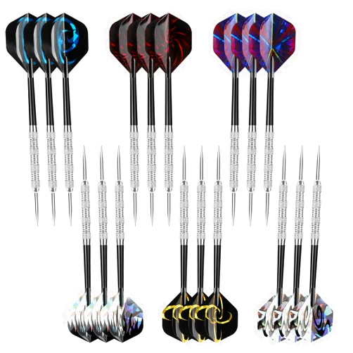 Accmor Metal Tip Darts, Steel Tip Darts, Professional Metal Darts, Darts Metal Tip Set, Metal Darts for Dartboard ﻿