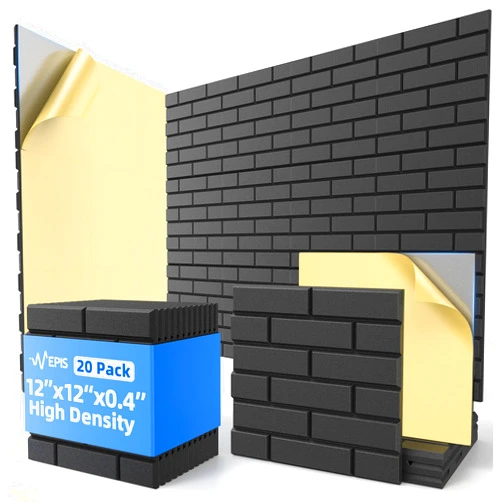 NEPIS 20 Pack Acoustic Panels with Self Adhesive, 12