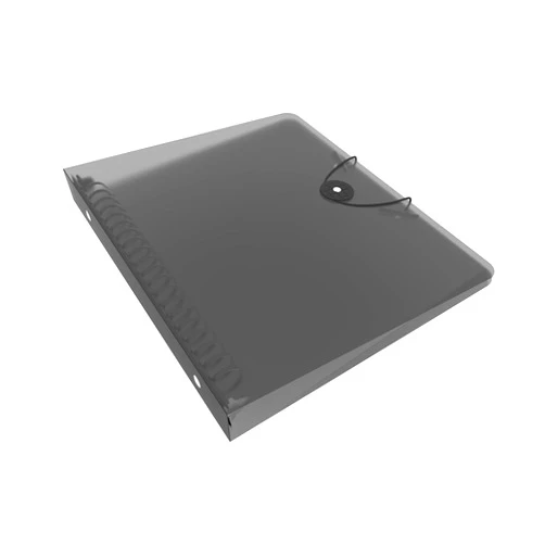 Nctinystore 20-Rings Ring Binder, A5 Size Folder, Can Filler A5-20 Holes Paper Folder, (A5, String-Tie, Gray)