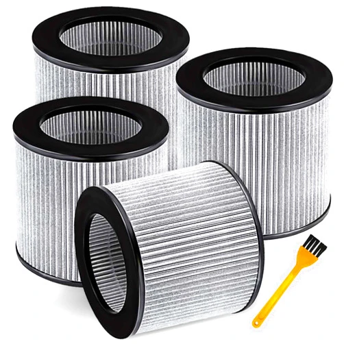 ADDFRESH 2801 Replacement Filter Compatible with Bissell MYair Personal Air Purifiers 2780 2780A 2780B 2780P and 27809 - Compare to My Air Part 2801-3-in-1 HEPA and Activated Carbon Filters (4 Pack)