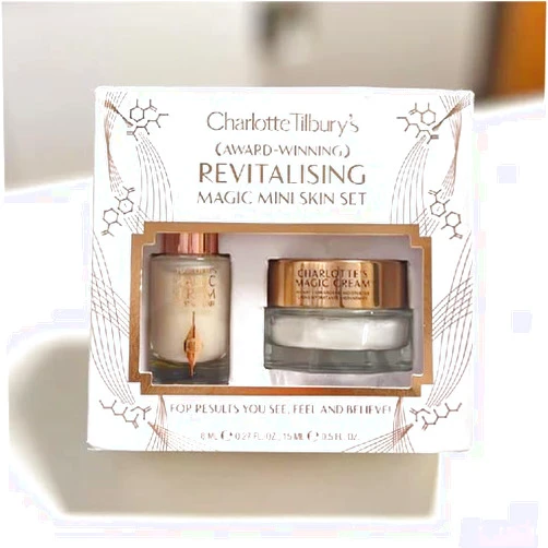 Charlotte Tilbury Charlotte Tilbury Magic Serum 0.2oz and Magic Light Cream 0.5oz Duo, 0.14 Ounce (Pack of 2), 0.27 Ounce