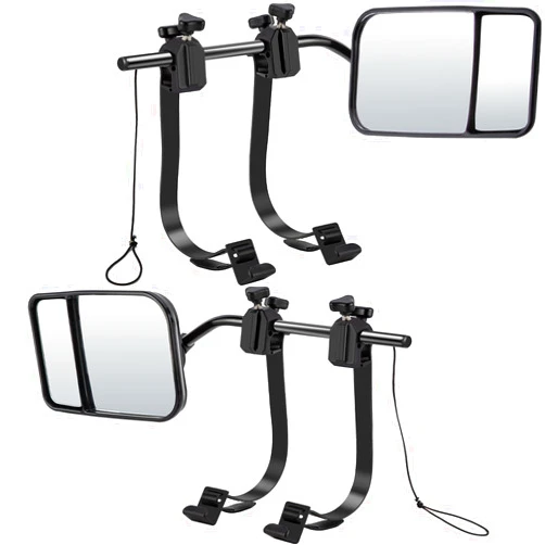 CICMOD Towing Mirrors Universal Clip-on Mirror Extenders for Towing Cars Trailer Truck Boat - Pack of 2