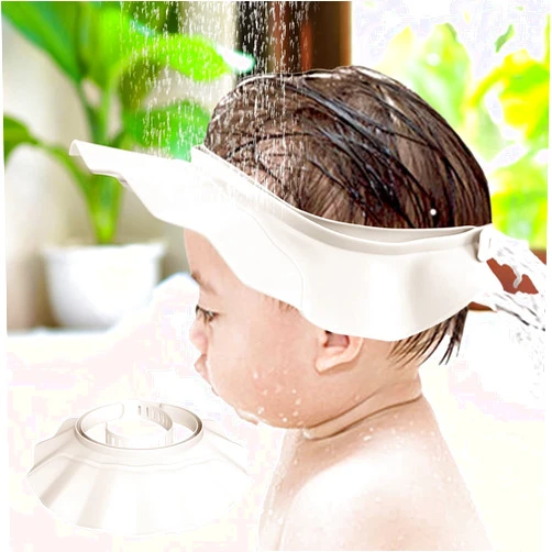 Piyl Baby Shower Cap Hat Safe Shampoo Shower Bathing Protection Soft Adjustable Bath Head Cap Visor for Washing Hair Head Eye Ear Shampoo Caps for Toddler,Baby, Kids,Children,Makes the Baby Bath More Fun