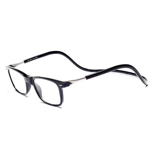 Tgttoto Click Magnetic Reading Glasses Black-55 2.0 x