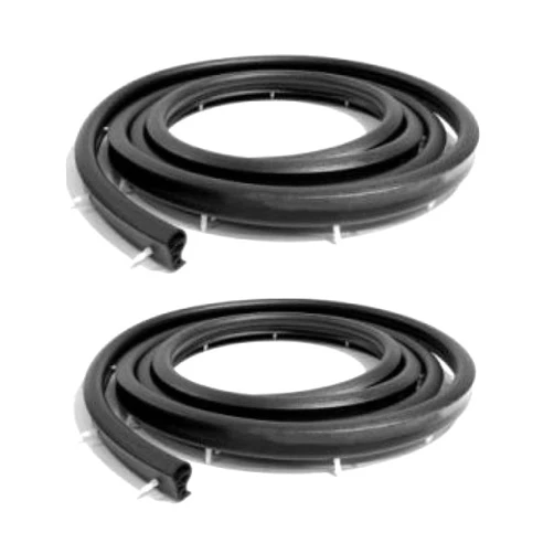 South Mud Bay Door Weatherstrip Rubber Seals Pair Set Kit Compatible with 1AWSK00172（1974-1997） Full Size