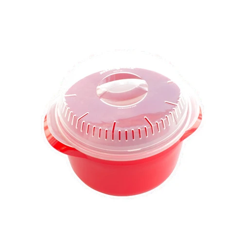 Nordic Ware Microwave Multi-Boiler, 5.5 Cup, Red