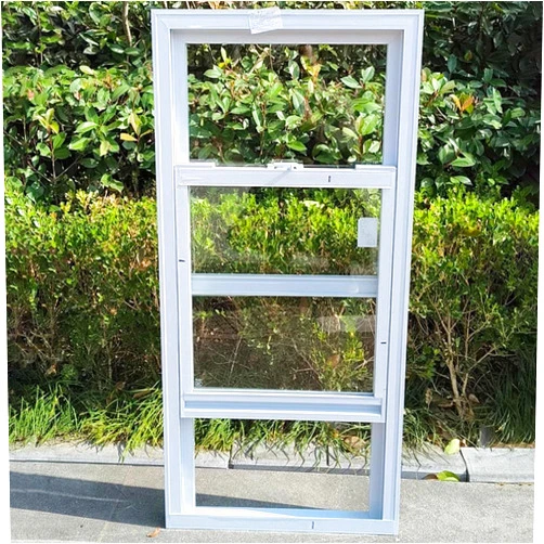 Innovz White Mobile Home Sliding Window Frame Vertical Slider, Replacement Window for House/Shed/Playhouse/Chicken Coop, Lower Tilt Sash & Screen Included(WxH 14x29 in/35x73cm)