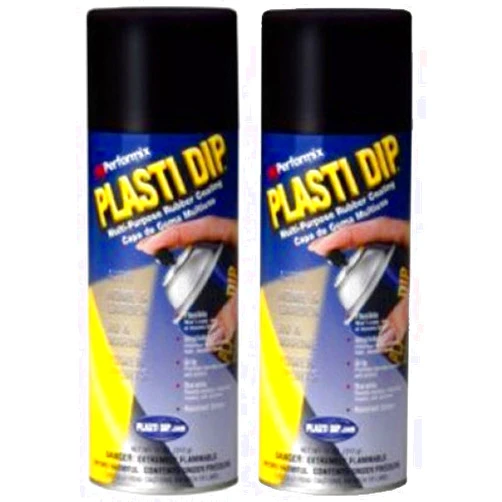 Plasti Dip 2 PACK PLASTI DIP Mulit-Purpose Rubber Coating Spray BLACK 11oz …