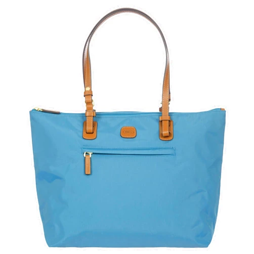 Bric's Sportina X-Bag - Large Tote Bag - 3-Way Shopper Shoulder Bag - Designer Handbag for Travel and Work, Sky