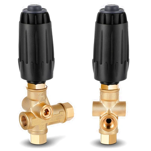 Threlaco 2 Pack Vrt3-310 Pressure Washer Unloader Valve, Black Spring, 10.5 Max Gpm (40 L/min), 3/8