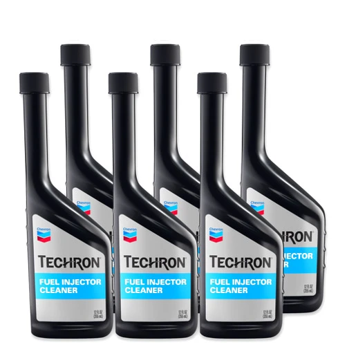 Chevron - 10055-CASE Techron Fuel Injection Cleaner - 12 oz, (Pack of 6)