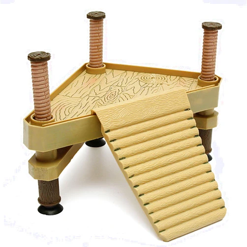 VOVOV Floating Turtle Pier Rectangular Terrapin Dock Frogs Reptile Ramp Platform 18.5cm