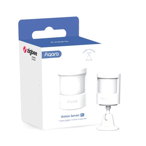 Aqara Motion Sensor P1, Requires AQARA HUB, 5-Year Battery Life, Configurable Detection Timeout, for Alert System and Automations, Compatible with HomeKit, Alexa, IFTTT
