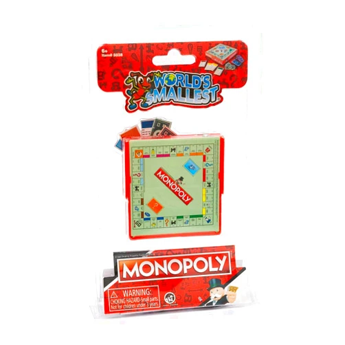 Worlds Smallest World's Smallest Monopoly, 2 Players