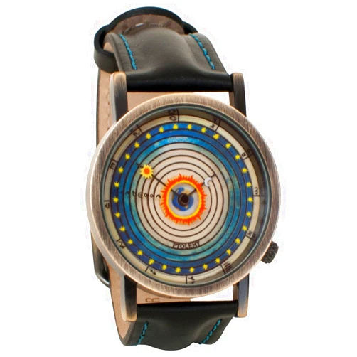 The Unemployed Philosophers Guild Ptolemaic Universe Model Astronomy Unisex Analog Watch