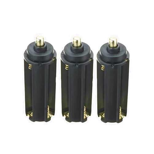 Cafurty Plastic 3xAAA Battery Adapter Tube 3pcs for Handheld Flashlight Torch - Set of 3