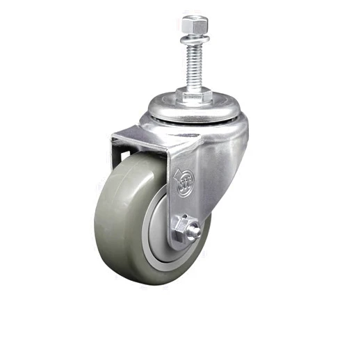Service Caster Polyurethane Swivel Threaded Stem Caster w/3.5