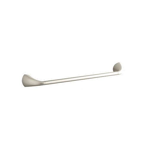 KOHLER K-37050-BN Alteo 18-Inch Metal Bathroom Towel Bar, Vibrant Brushed Nickel