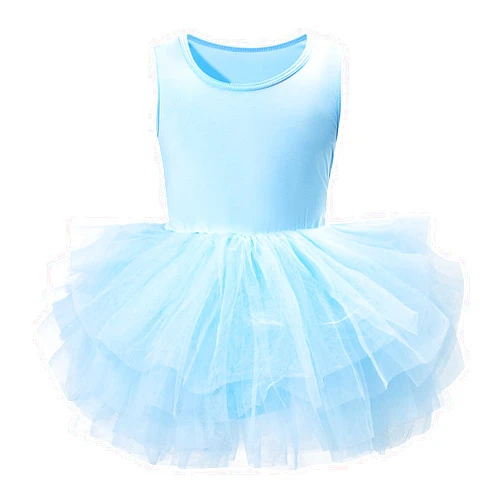 Tutu.kk Girls' Camisole Dance Tutu Leotard with Fluffy 4-Layers Ballet Dress for Ballerina (12 Months - 7 Years)